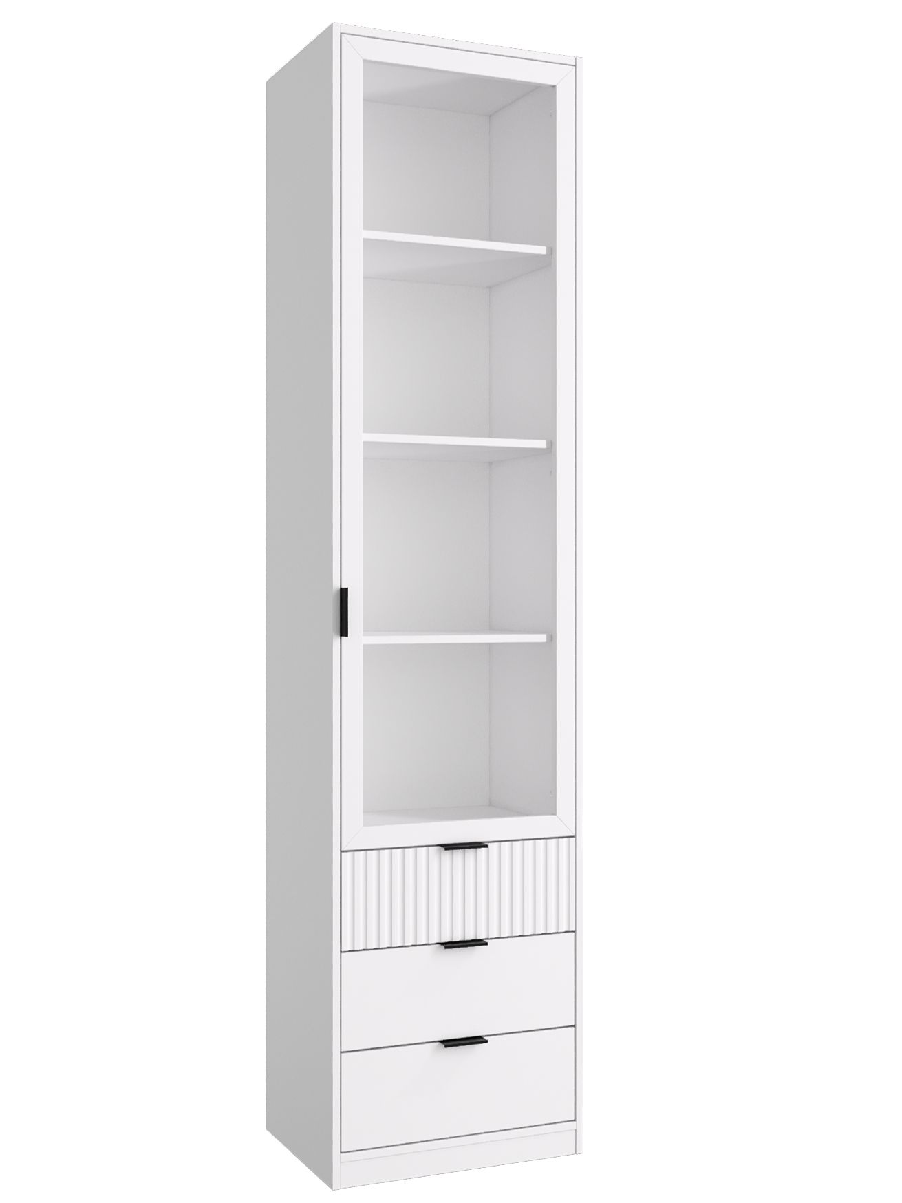 Книжный шкаф Милан, белый